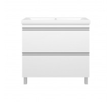 Ингрид - 90 Тумба напольная с 2 ящ.эмаль