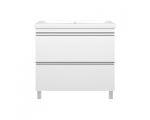 Приобрести Ингрид - 90 Тумба напольная с 2 ящ.эмаль в магазине сантехники Santeh-Crystal.ru
