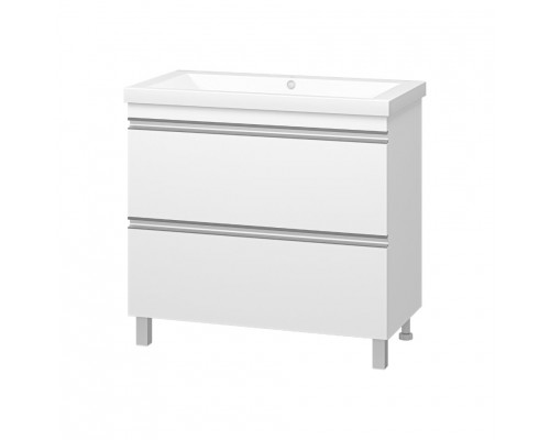 Приобрести Ингрид - 90 Тумба напольная с 2 ящ.эмаль в магазине сантехники Santeh-Crystal.ru