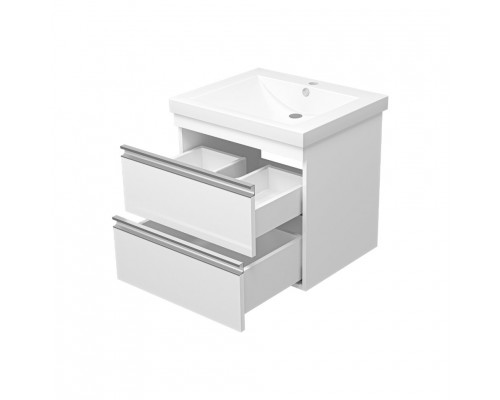 Заказать Ингрид - 60 Тумба подвесная с 2 ящ.эмаль, глянец в магазине сантехники Santeh-Crystal.ru