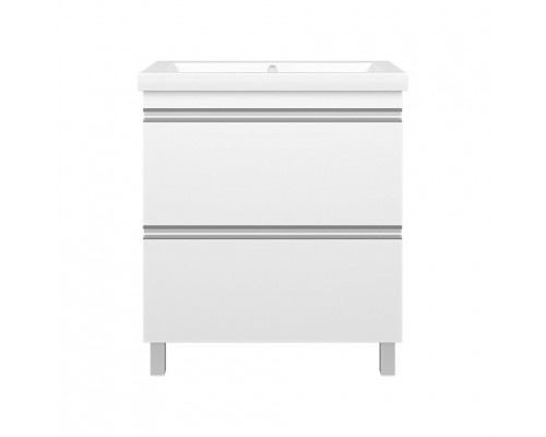 Заказать Ингрид - 75 Тумба напольная с 2 ящ.эмаль в магазине сантехники Santeh-Crystal.ru