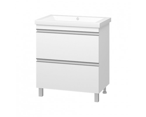 Заказать Ингрид - 75 Тумба напольная с 2 ящ.эмаль в магазине сантехники Santeh-Crystal.ru