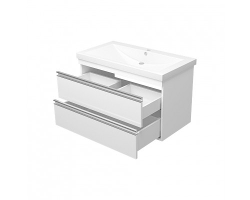 Приобрести Ингрид - 90 Тумба подвесная с 2 ящ.эмаль в магазине сантехники Santeh-Crystal.ru