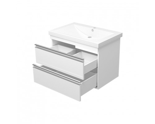 Заказать Ингрид - 75 Тумба подвесная с 2 ящ.эмаль в магазине сантехники Santeh-Crystal.ru