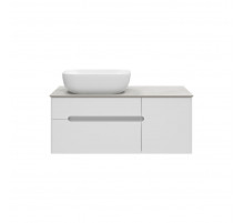 Роял -100 Тумба подвесная с 2 ящ. 1 дв. белый