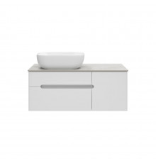 Роял -100 Тумба подвесная с 2 ящ. 1 дв. белый