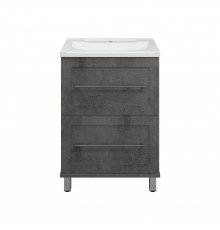 Марта - 60 Тумба напольная 2 ящ. темный бетон