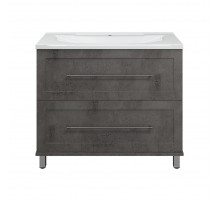 Марта -100 Тумба напольная 2 ящ. темный бетон