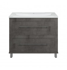 Марта -100 Тумба напольная 2 ящ. темный бетон
