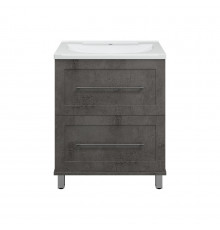 Марта - 70 Тумба напольная 2 ящ. темный бетон