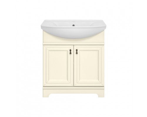 Купить Лувр - 85 Тумба напольная, слоновая кость О в магазине сантехники Santeh-Crystal.ru