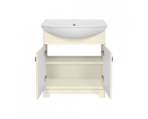 Купить Лувр - 85 Тумба напольная, слоновая кость О в магазине сантехники Santeh-Crystal.ru