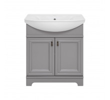 Лувр - 85 Тумба напольная, серая