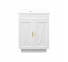 Амбра - 65 тумба прямая белая