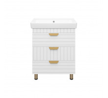 GLOSTER - 70 Тумба с 3 ящ. напольная, белый