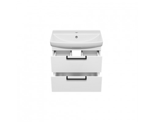 Купить Клермонт - 60 тумба подвесная 2 ящ. (эмаль) в магазине сантехники Santeh-Crystal.ru