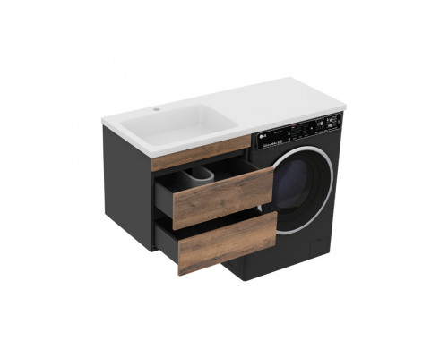 Заказать Коломбо - 60 Тумба под стиральную машину подвесная 2 ящ. в магазине сантехники Santeh-Crystal.ru