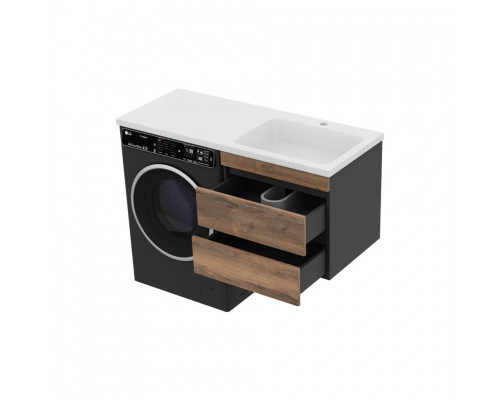 Заказать Коломбо - 60 Тумба под стиральную машину подвесная 2 ящ. в магазине сантехники Santeh-Crystal.ru