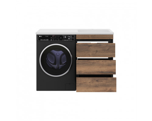 Купить Коломбо - 60 Тумба под стиральную машину напольная 3 ящ. в магазине сантехники Santeh-Crystal.ru