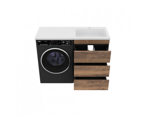 Купить Коломбо - 60 Тумба под стиральную машину напольная 3 ящ. в магазине сантехники Santeh-Crystal.ru