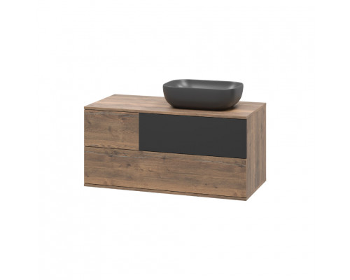 Приобрести Коломбо -100 Тумба подвесная 2 ящ. с отталк. прав. ДСП (Дуб Галифакс) в магазине сантехники Santeh-Crystal.ru