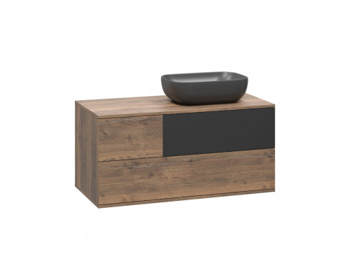 Приобрести Коломбо -100 Тумба подвесная 2 ящ. с отталк. прав. ДСП (Дуб Галифакс) в магазине сантехники Santeh-Crystal.ru