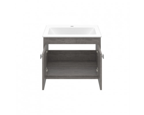 Приобрести Пайн - 60 Тумба прямая подвесная (Дуб Уайт Ревер) в магазине сантехники Santeh-Crystal.ru