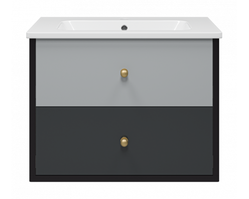 Заказать Кристиан - 80 Тумба подвесная с 2 ящ. в магазине сантехники Santeh-Crystal.ru