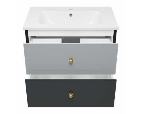 Заказать Кристиан - 80 Тумба подвесная с 2 ящ. в магазине сантехники Santeh-Crystal.ru