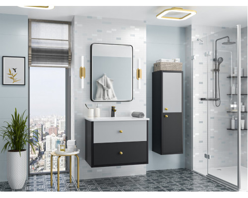 Заказать Кристиан - 80 Тумба подвесная с 2 ящ. в магазине сантехники Santeh-Crystal.ru