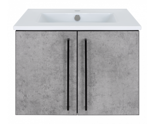 Приобрести ROCK - 60 Тумба прямая подвесная светло-серый (Чикаго) ЛДСП в магазине сантехники Santeh-Crystal.ru