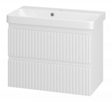 VICTORY - 70 Тумба подвесная с 2 ящ. белый