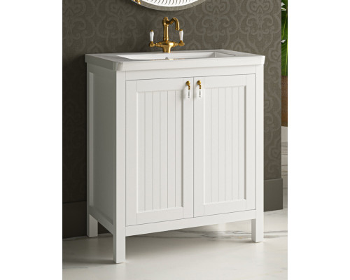 Заказать Адель - 60 Тумба прямая белая эмаль в магазине сантехники Santeh-Crystal.ru