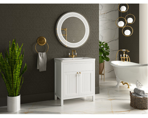 Приобрести Адель - 60 Тумба с 1 ящ. белая эмаль в магазине сантехники Santeh-Crystal.ru