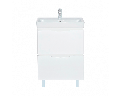 Купить Венера - 55 Тумба с 2 ящ. белая в магазине сантехники Santeh-Crystal.ru