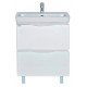Приобрести Венера - 70 Тумба с 2 ящ. белая в магазине сантехники Santeh-Crystal.ru
