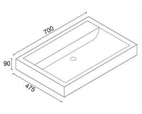 Приобрести Венера - 70 Тумба с 2 ящ. белая в магазине сантехники Santeh-Crystal.ru