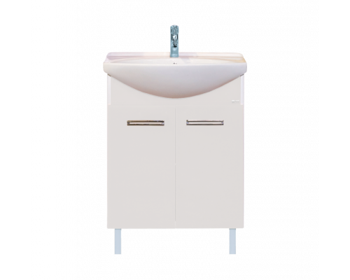 Заказать Джулия - 65 Тумба прямая белая White О в магазине сантехники Santeh-Crystal.ru