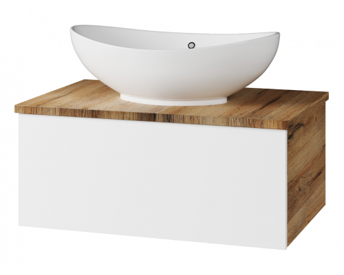 Купить Ива - 70 Тумба подвесная комбинированная 1 ящ. О в магазине сантехники Santeh-Crystal.ru