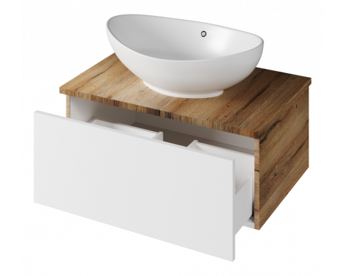 Купить Ива - 70 Тумба подвесная комбинированная 1 ящ. О в магазине сантехники Santeh-Crystal.ru