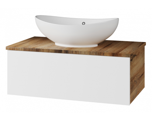 Приобрести Ива - 80 Тумба подвесная комбинированная 1 ящ. О в магазине сантехники Santeh-Crystal.ru