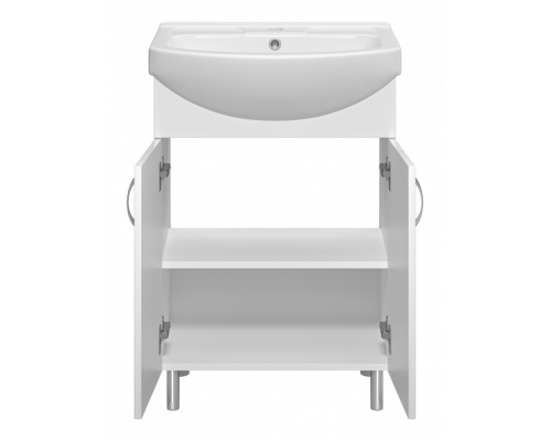 Приобрести Изео - 60 Тумба напольная прямая, (ПВХ) в магазине сантехники Santeh-Crystal.ru