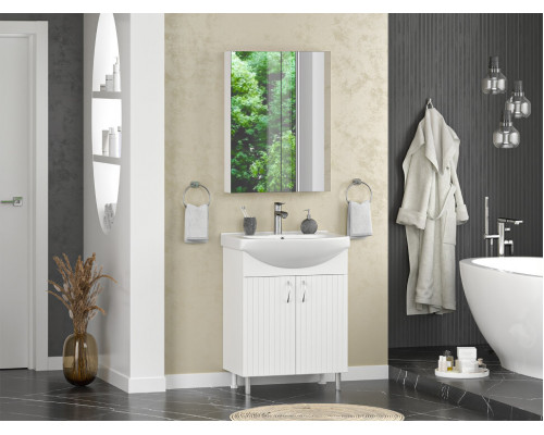 Заказать Изео - 65 Тумба напольная прямая, (ПВХ) в магазине сантехники Santeh-Crystal.ru