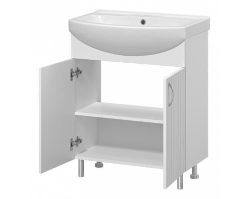 Заказать Изео - 70 Тумба напольная прямая, (ПВХ) в магазине сантехники Santeh-Crystal.ru