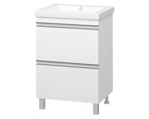 Купить Ингрид - 60 Тумба напольная с 2 ящ.эмаль в магазине сантехники Santeh-Crystal.ru