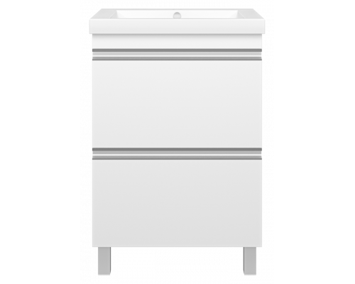 Купить Ингрид - 60 Тумба напольная с 2 ящ.эмаль в магазине сантехники Santeh-Crystal.ru