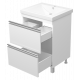 Купить Ингрид - 60 Тумба напольная с 2 ящ.эмаль в магазине сантехники Santeh-Crystal.ru