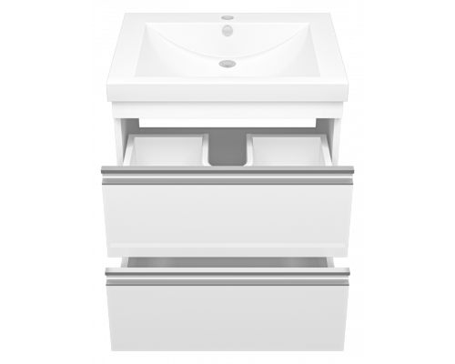 Заказать Ингрид - 60 Тумба подвесная с 2 ящ.эмаль, глянец в магазине сантехники Santeh-Crystal.ru