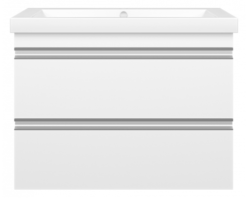 Заказать Ингрид - 75 Тумба подвесная с 2 ящ.эмаль в магазине сантехники Santeh-Crystal.ru