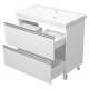 Приобрести Ингрид - 90 Тумба напольная с 2 ящ.эмаль в магазине сантехники Santeh-Crystal.ru